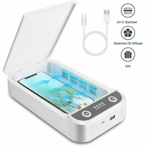 Portable UV Sterilizer for Smartphone Accessories Germicidal Aromatherapy