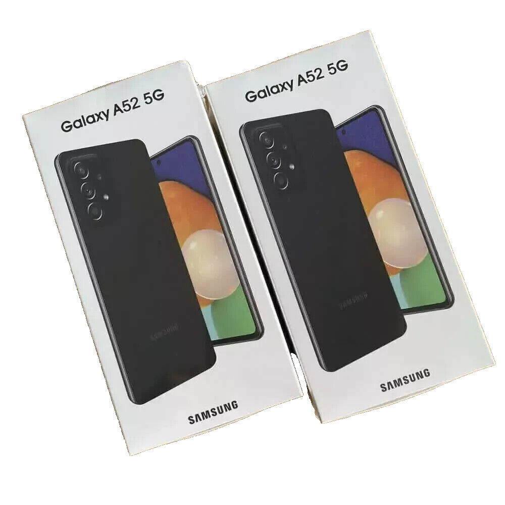 Samsung Galaxy A52 5G SM-A526U 128GB+6GB 64MP LTE Unlocked Smartphone New Sealed
