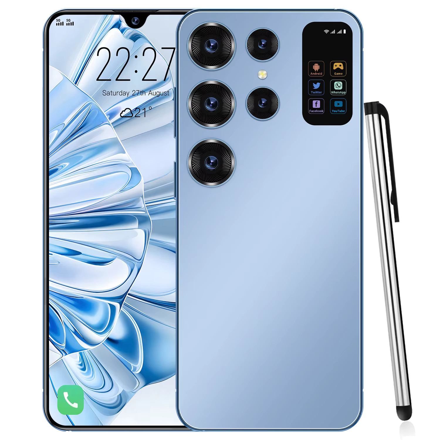 Smart Phone for Kids 1TB Storage 5G Android 14 Unlocked for All Networks
