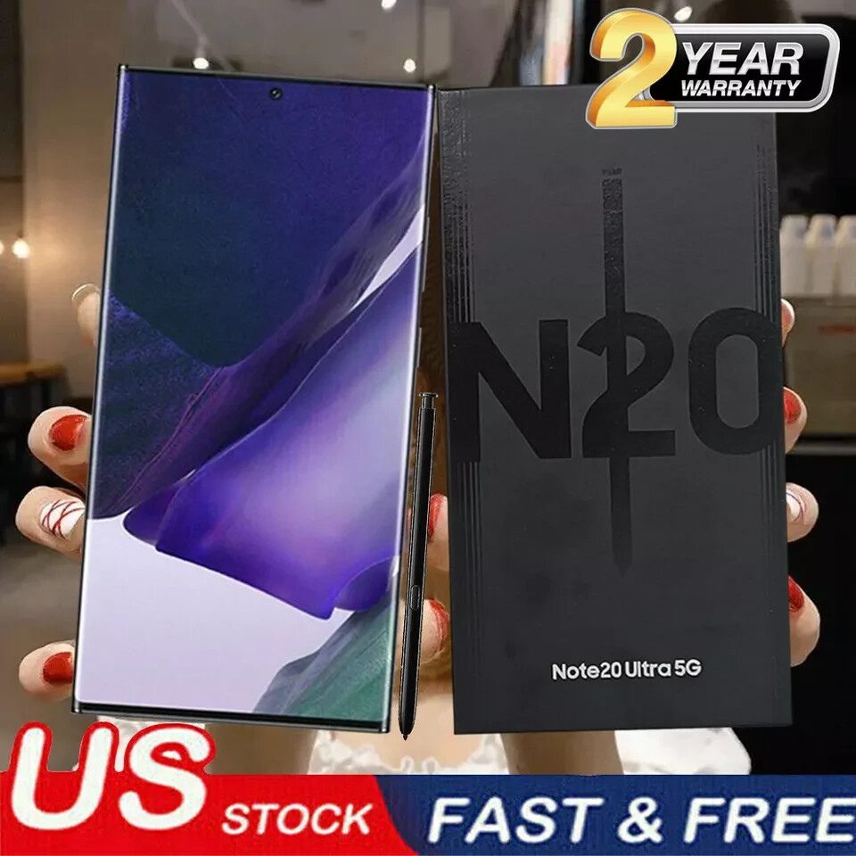NEW Samsung Galaxy Note 20 Ultra 5G SM-N986U1 128GB GSM+CDMA Factory Unlocked