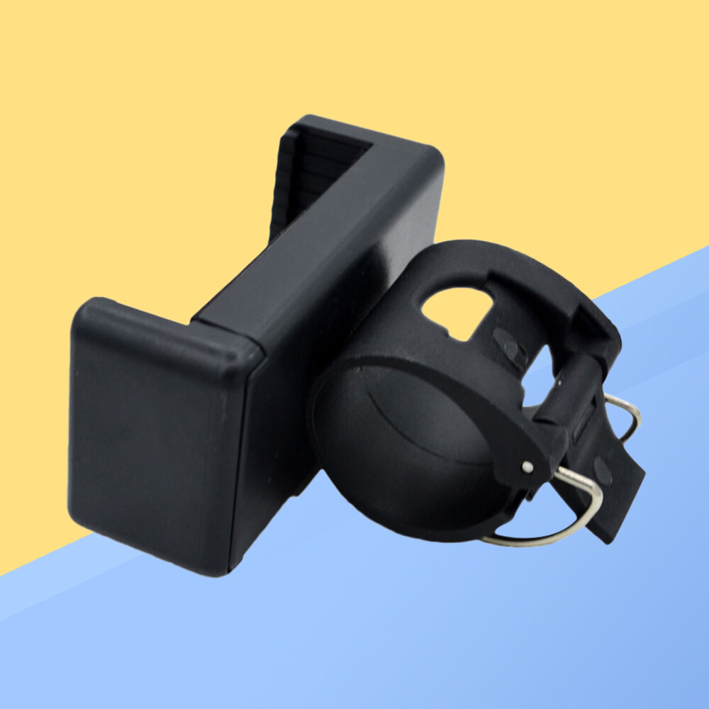 Selfie Stick Mobile Phone Clip Clamp Mount Cell Holder for Tripod
