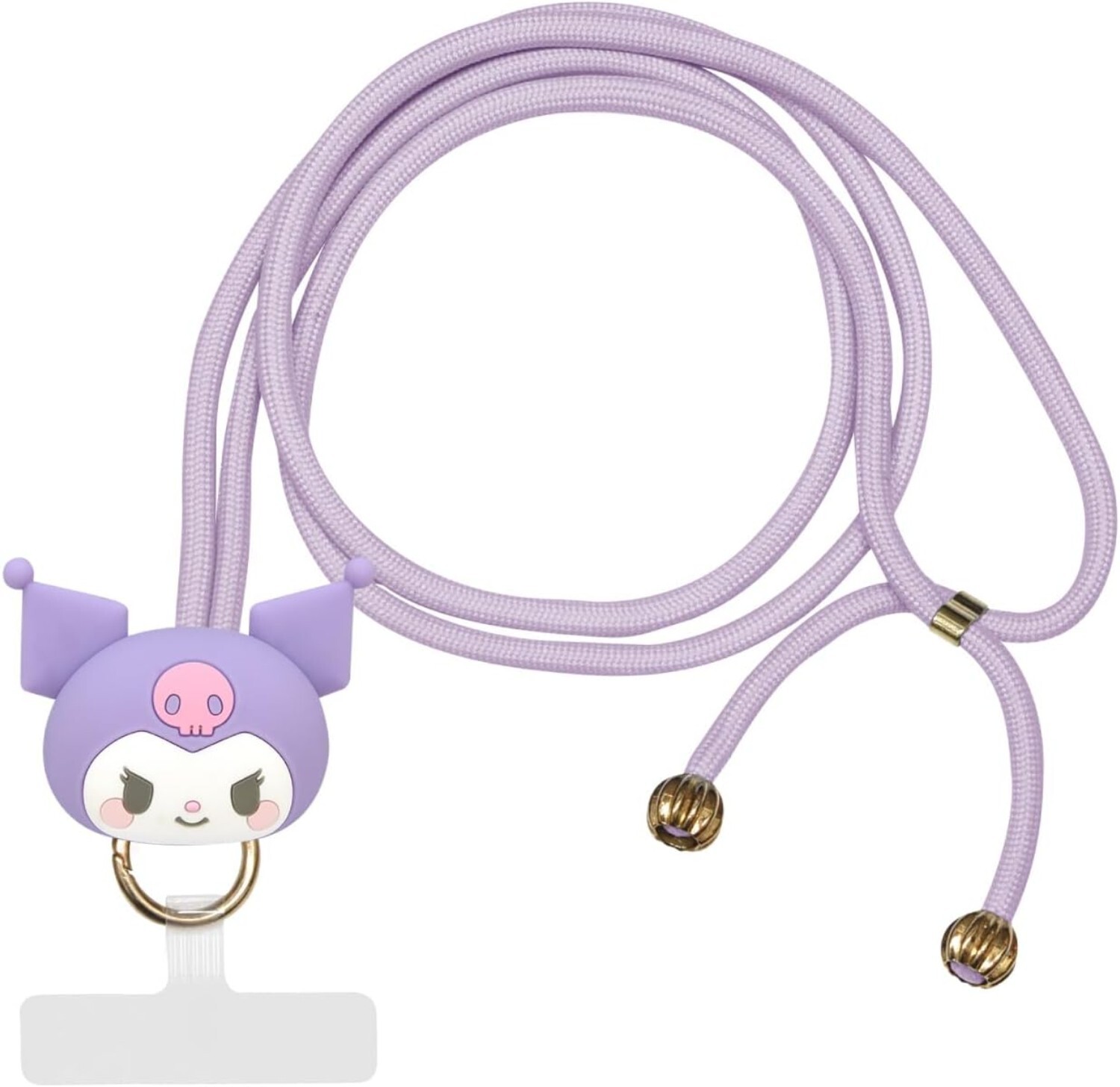 Sanrio Character Kuromi Multi Ring Plus Mascot Strap Smartphone Accessories New