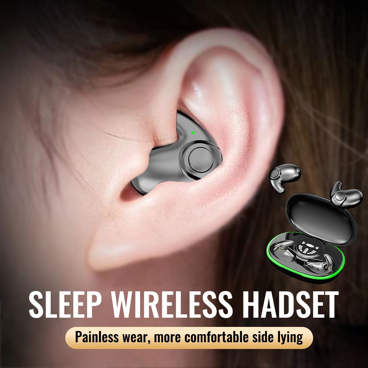TWS 5.3 wireless bluetooth earbuds headset Invisible in-ear suitable For phones