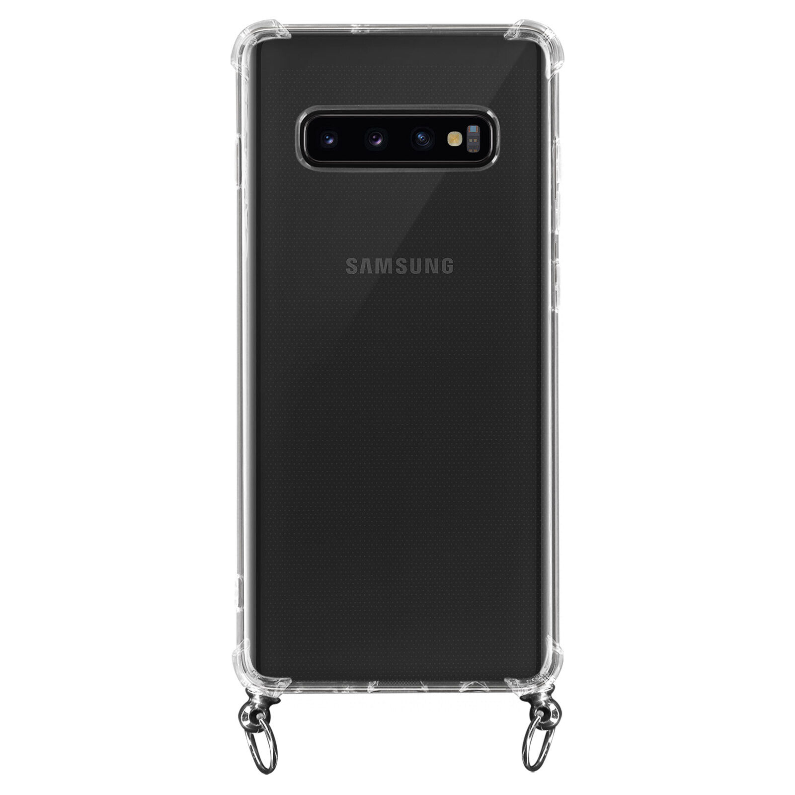 Case for Galaxy S10 Plus with Ring and Customizable with Jewel/Sleeve – Clear