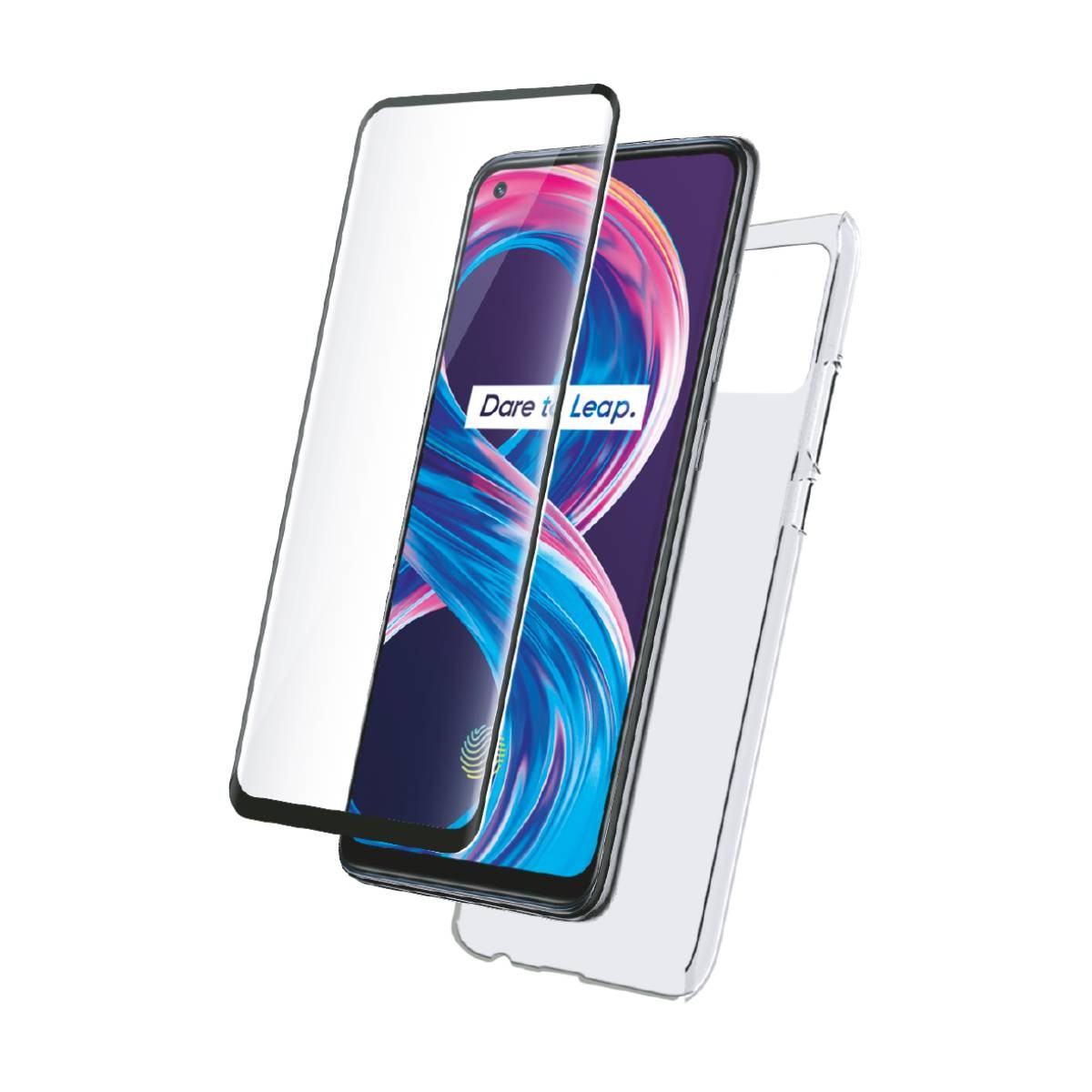 BigBen Connected Accessory Pack 2 in 1 for Realme 8 5G, Transparent
