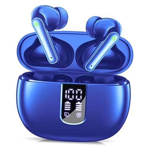 Ear Buds Wireless Earbuds – Bluetooth 5.3 Headphones (48H Playback) Navy Blue
