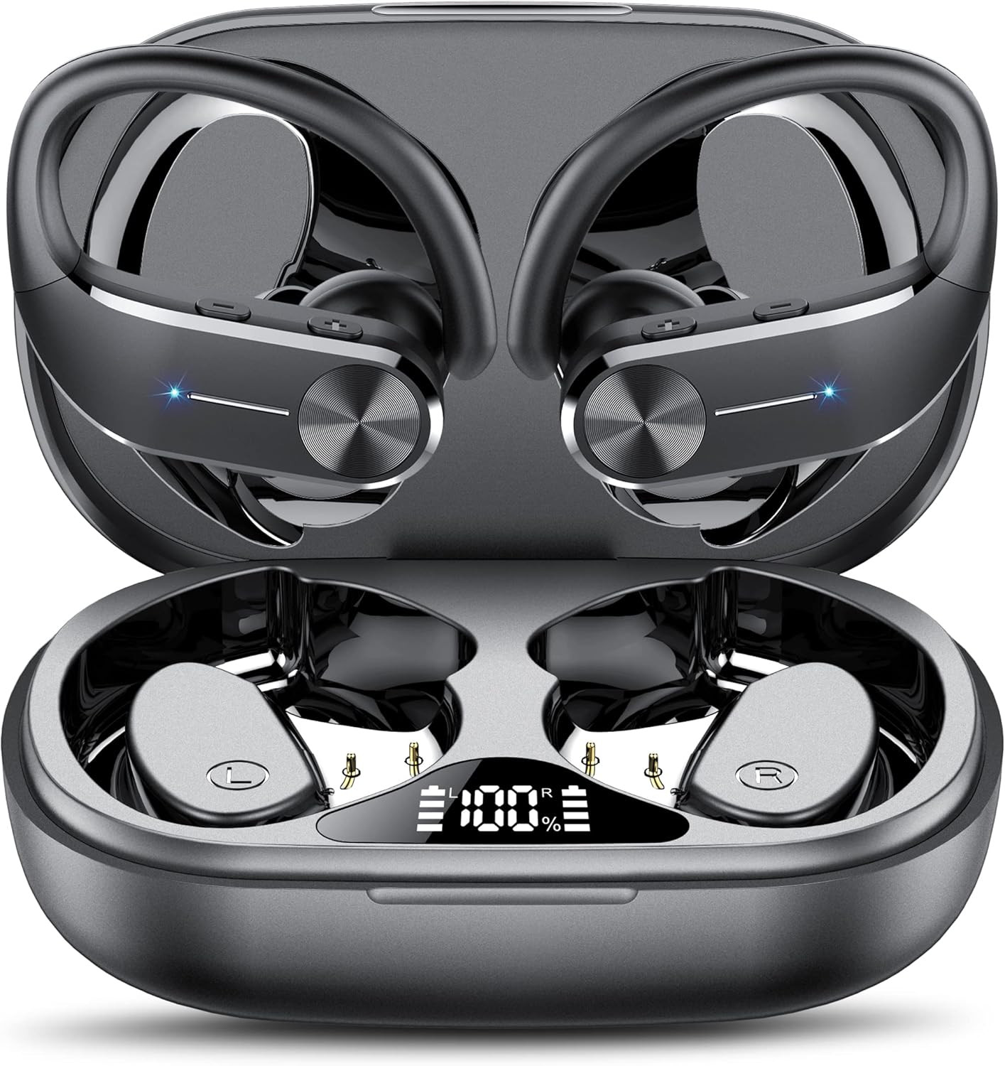 Ear Buds Wireless Bluetooth Earbuds Sport 2024 NEW 5.3 Headphones 68H Playtime