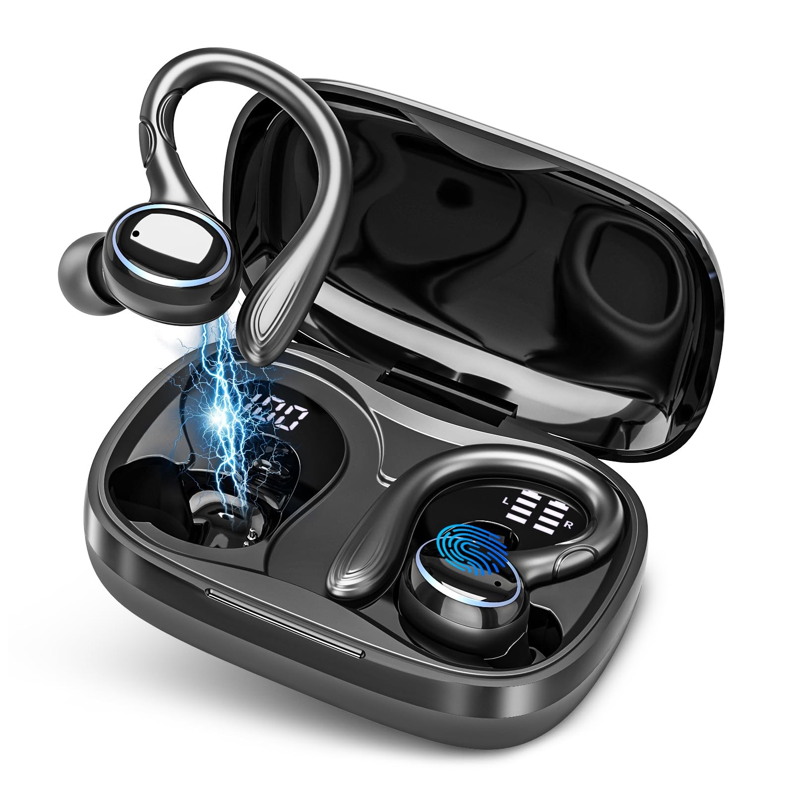 Wireless Earbuds Bluetooth 5.3 Headphones Stereo Ear Buds, ENC Noise Cancelli…