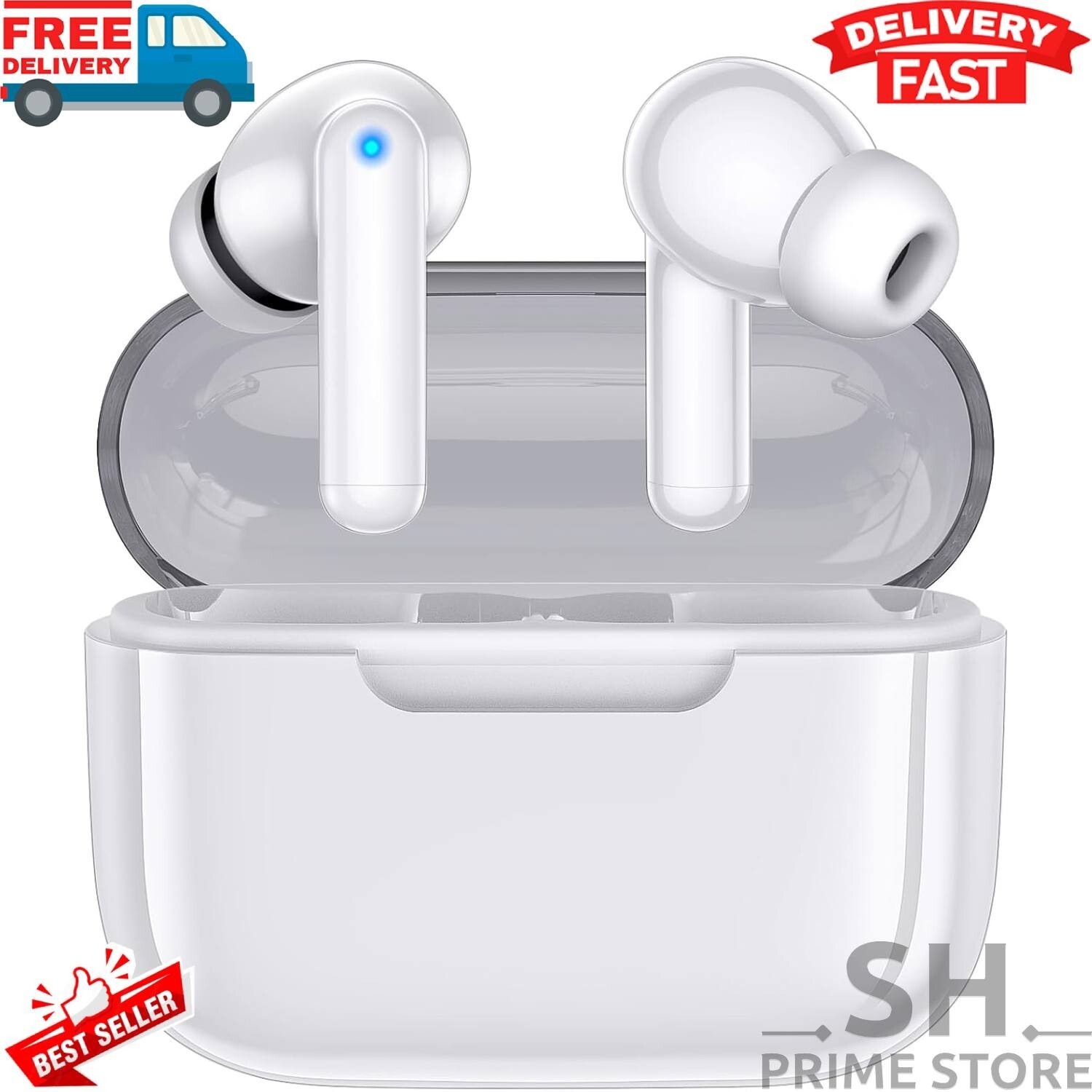 Earbuds Headset Bluetooth 5.3 In-ear Wireless Earphone Headphones For All Phone
