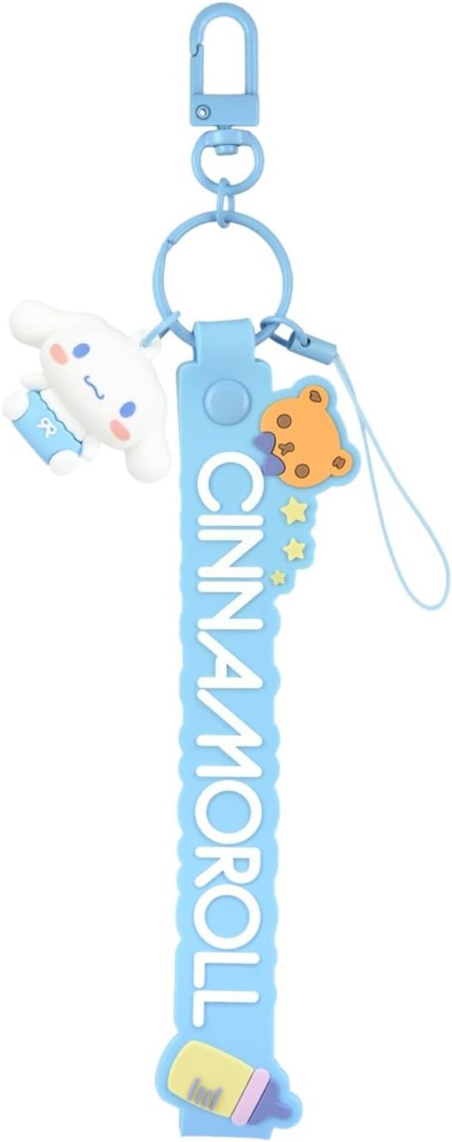 Sanrio Character Cinnamoroll Hand Strap With 3D Mascot Smartphone Accessories