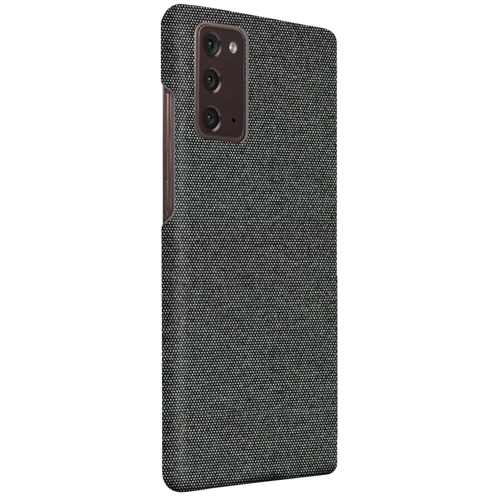 Case Samsung Note 20 Rigid Fabric Finish Anti-tracking Washable grey
