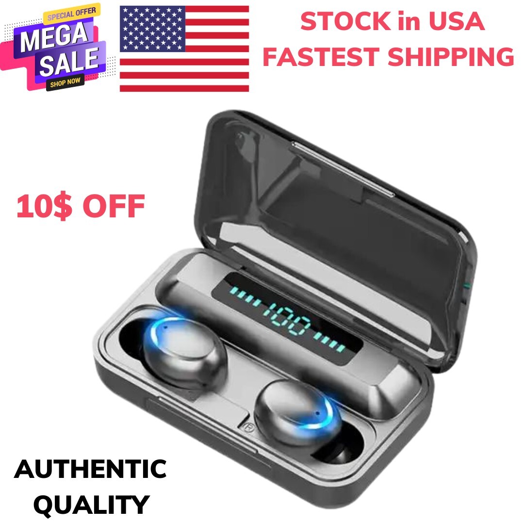 New Version Bluetooth Earbuds TWS 5.3 for All Phones, Laptops, Wireless Earbuds