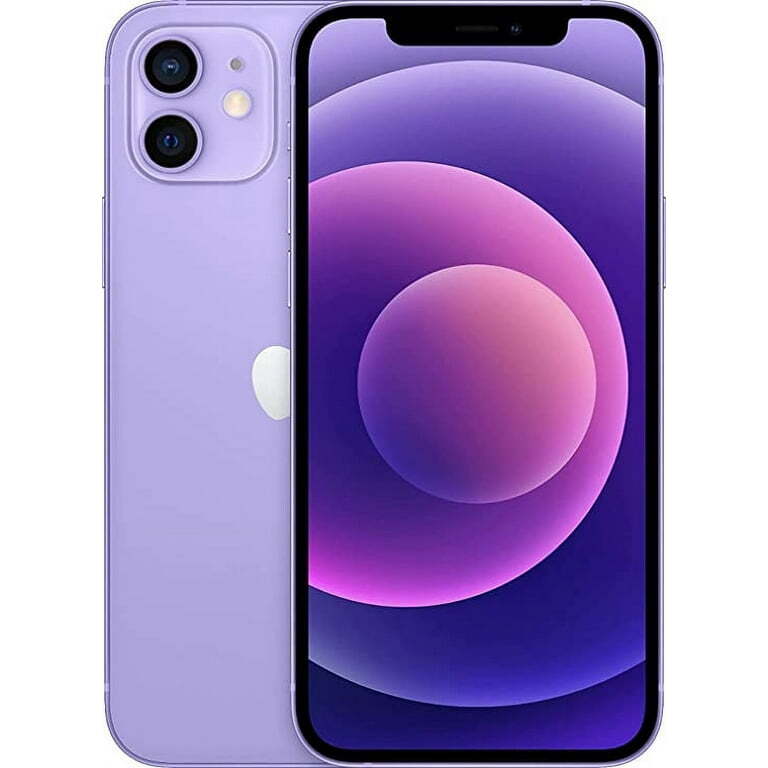 NEW! Apple iPhone 12 6.1 5G Factory 🔓 Unlocked with 100% 🔋 Battery (PURPLE)