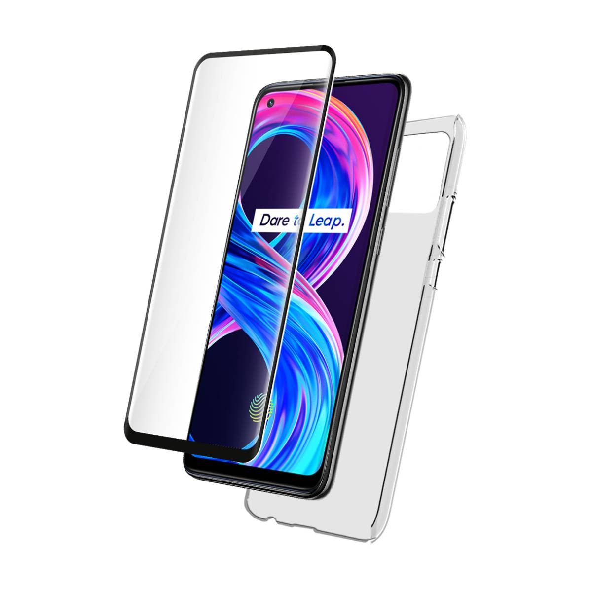 BigBen Connected Accessory Pack 2 in 1 for Realme 8 Pro 4G, Transparent