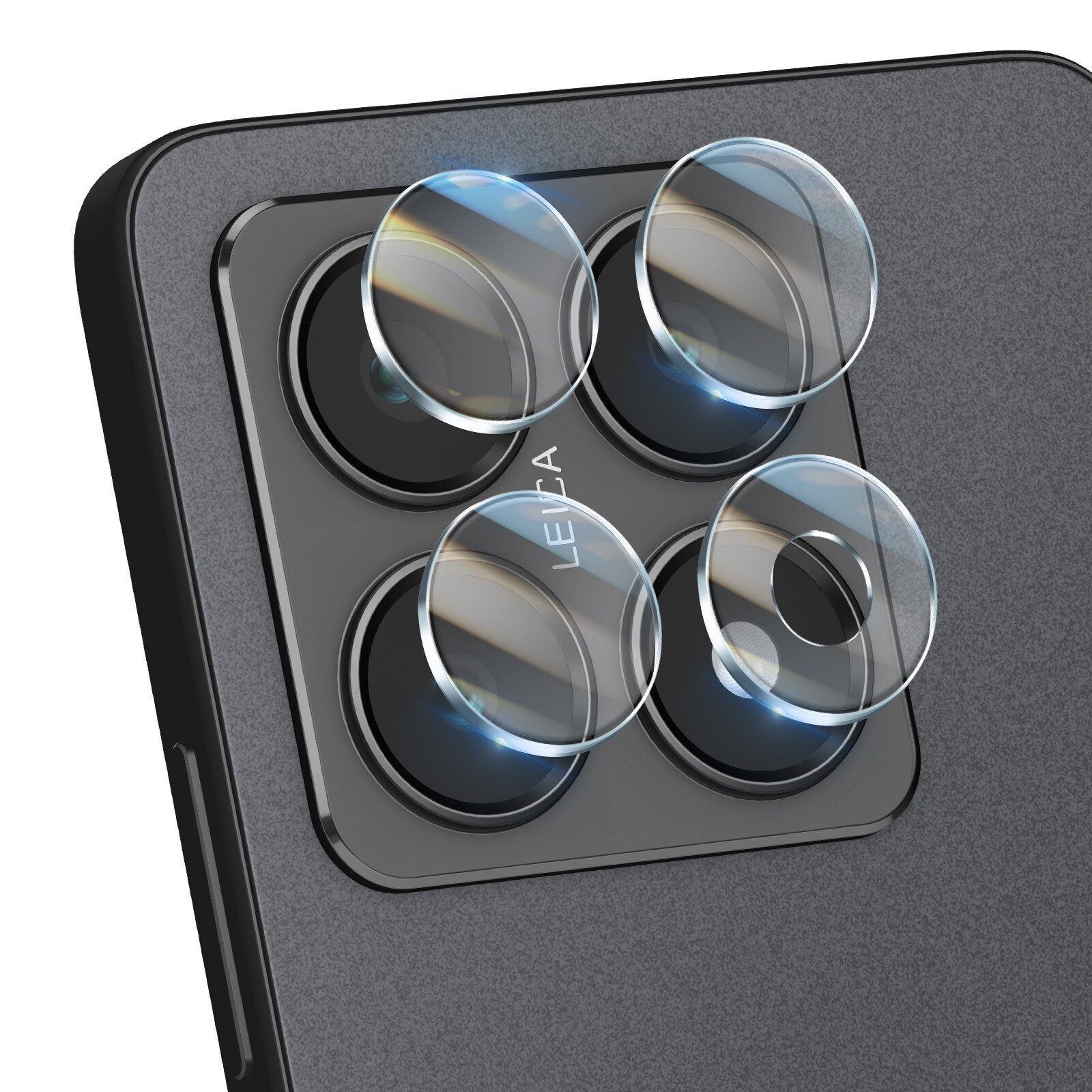 3mk Camera Protector for Xiaomi 14T Hybrid Glass Set of 4, Transparent