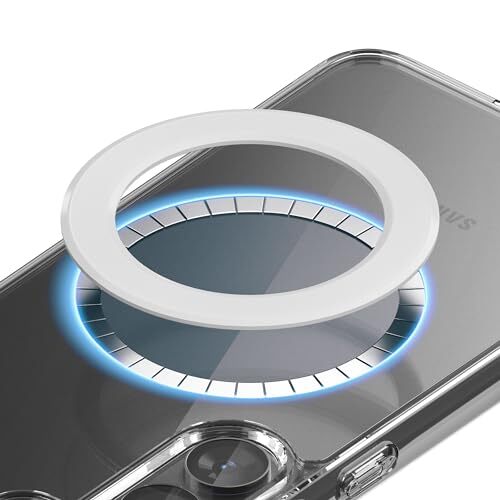 Sinjimoru Magsafe Magnetic Ring M-Ring Plate White Smartphone Accessories