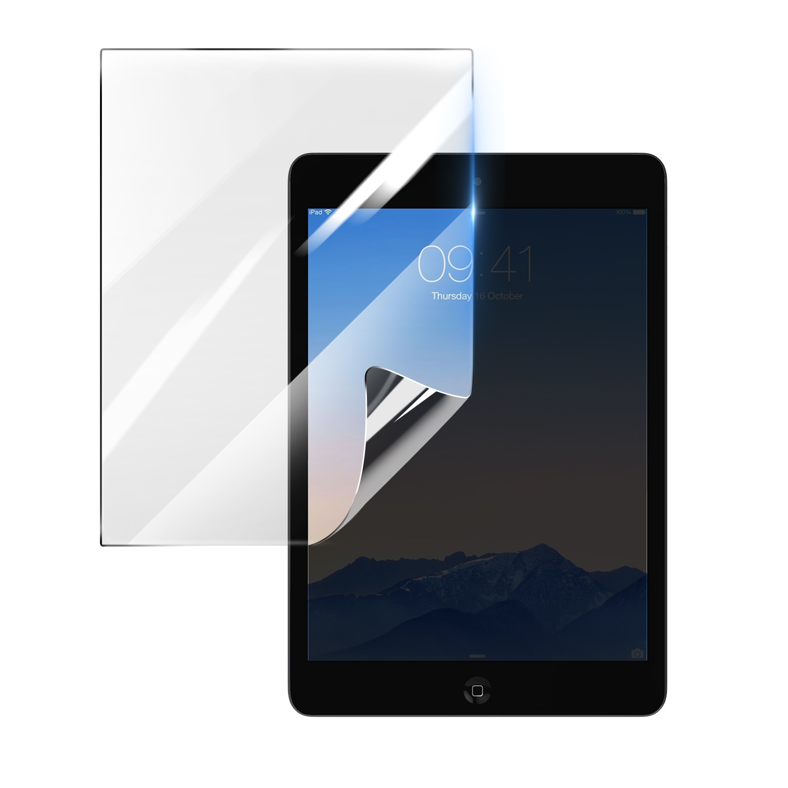 3mk Shockproof Hydrogel Screen Protector for iPad Mini 2, Transparent