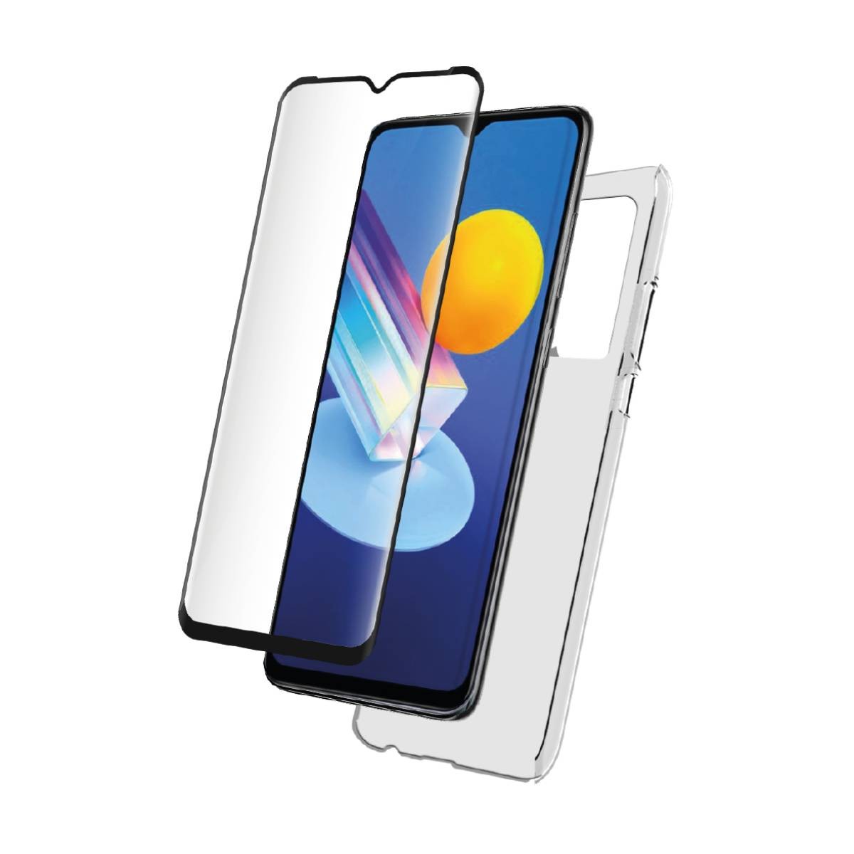 BigBen Connected Accessory Pack 2 in 1 for Vivo Y52/Y72 5G, Transparent