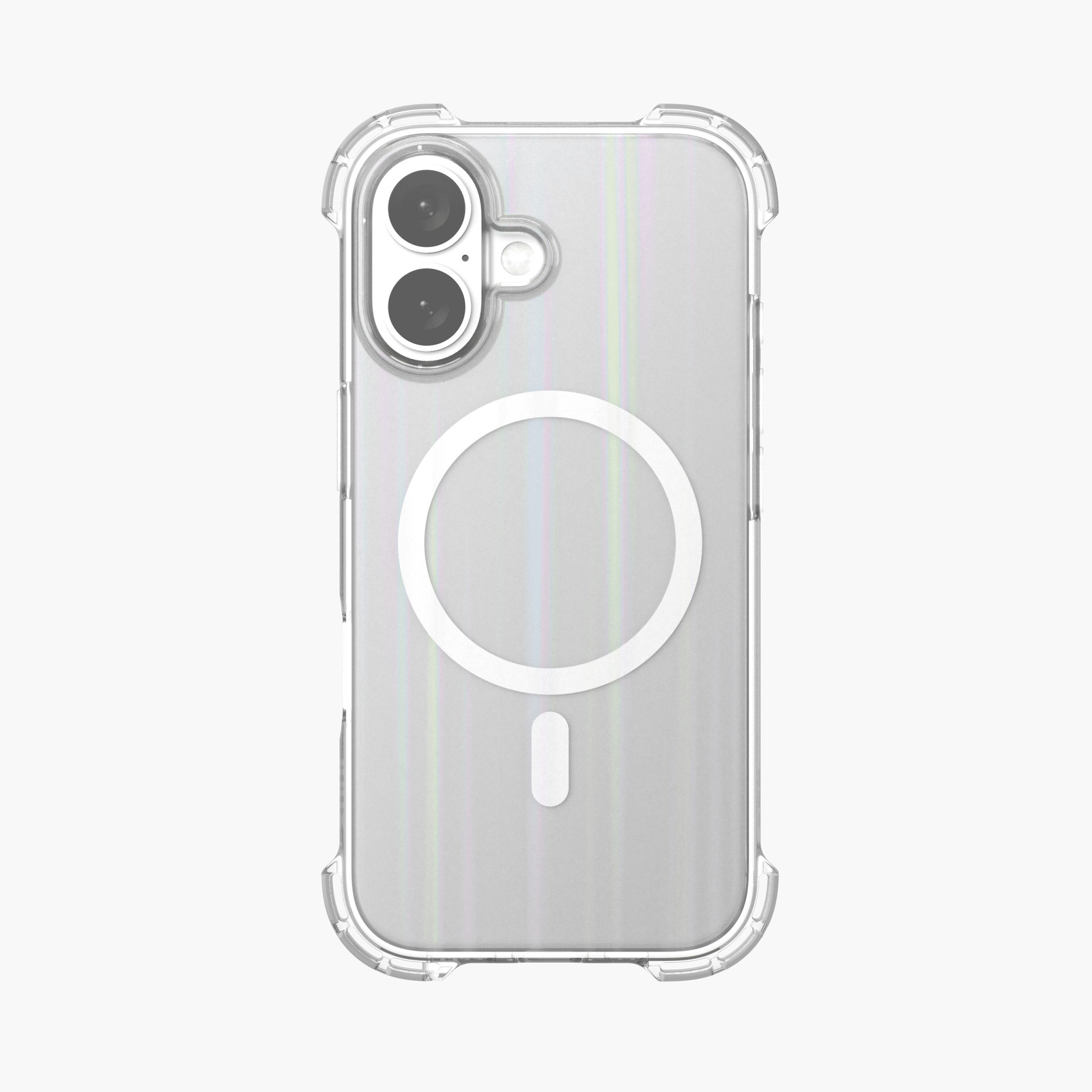 iPhone 16 Case with MagSafe Magnet for Apple phone, Iridescent, Unisex