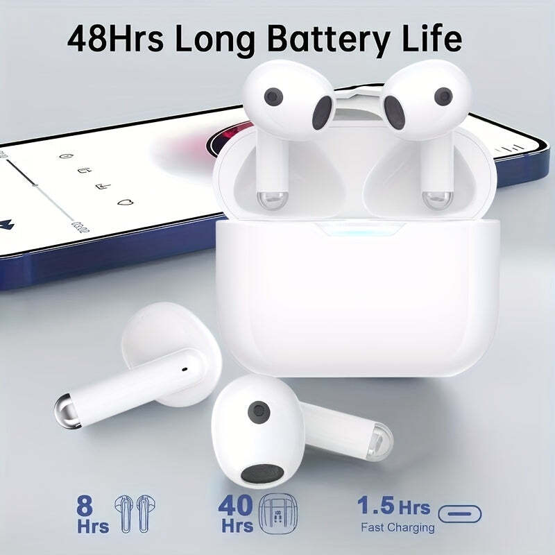 TWS True Wireless Stereo Headset, Ear Buds For IPhone/Samsung/Android/iOS, Touch