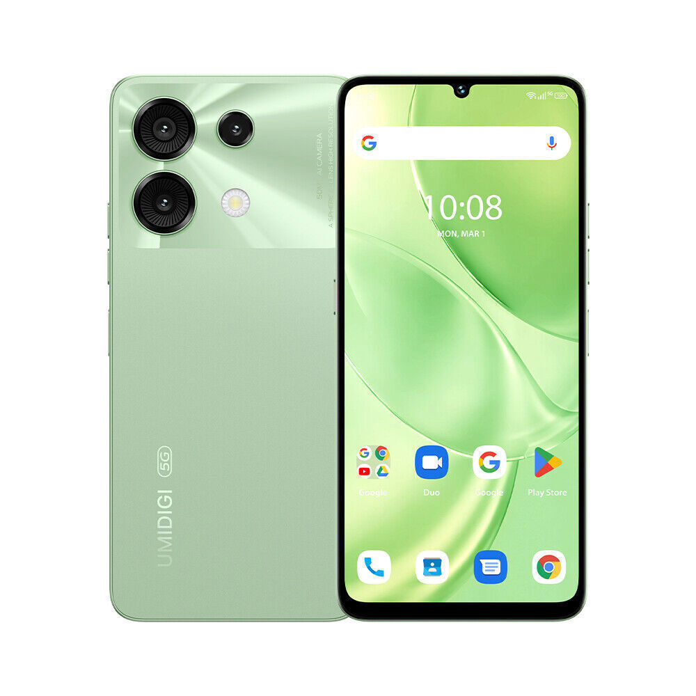 UMIDIGI G9 5G 6GB+128GB Android 14 Octa Core 5000mAh 6.75” Unlocked Smartphone
