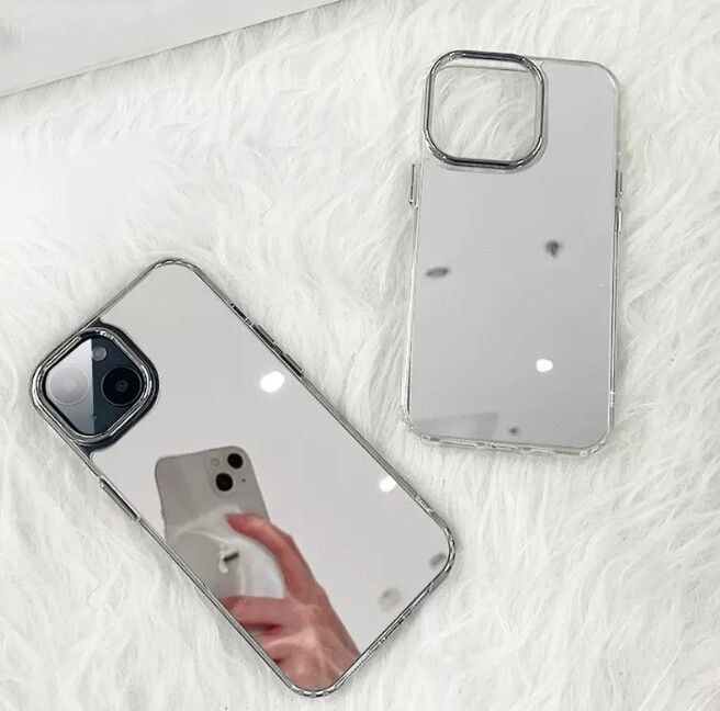 Iphone 16 15 14 13 12 11Pro Max Mirror For Apple phone case