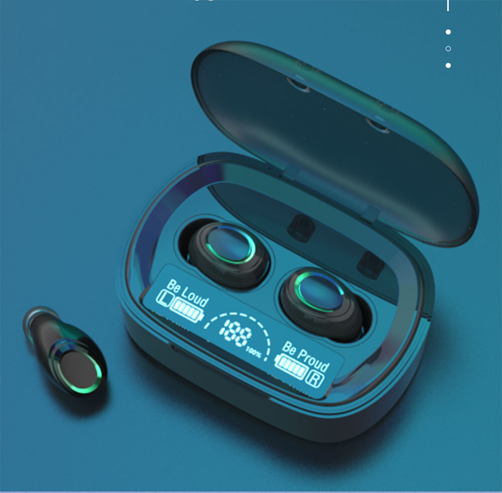 Bluetooth Wireless 5.0 TWS Stereo Earbuds Headphones Headsets Long Battery Life