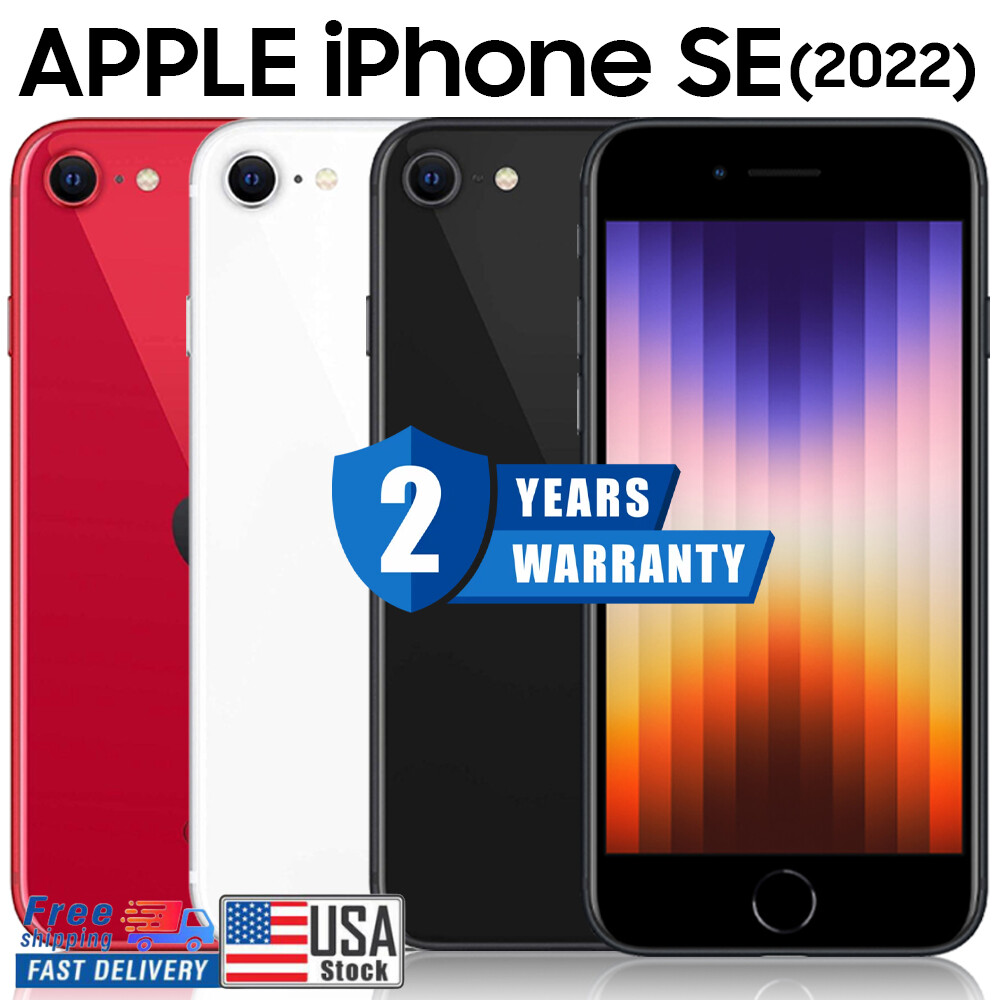 🔥 FACTORY New Sealed Apple iPhone SE 3rd Gen 256G-64GB Fully Unlocked CDMA& GSM