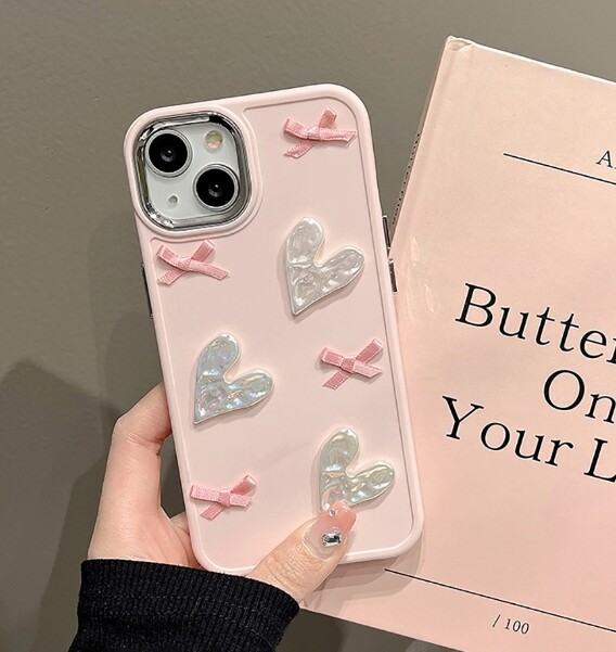 For Apple phone case electroplated pink iPhone 16 15 14 13 12 11 Pro Max