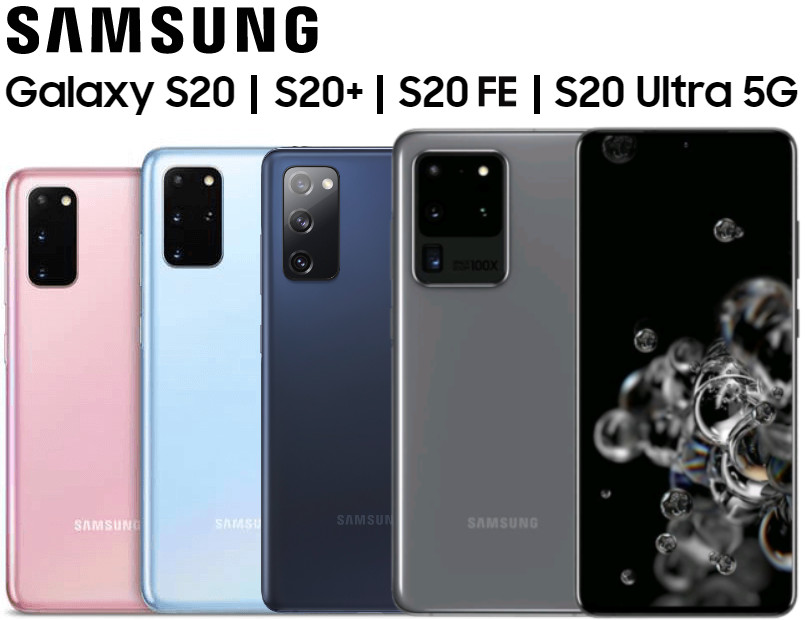 Samsung Galaxy S20 S20+ S20 FE S20 Ultra 5G Unlocked Verizon T-Mobile AT&T Metro