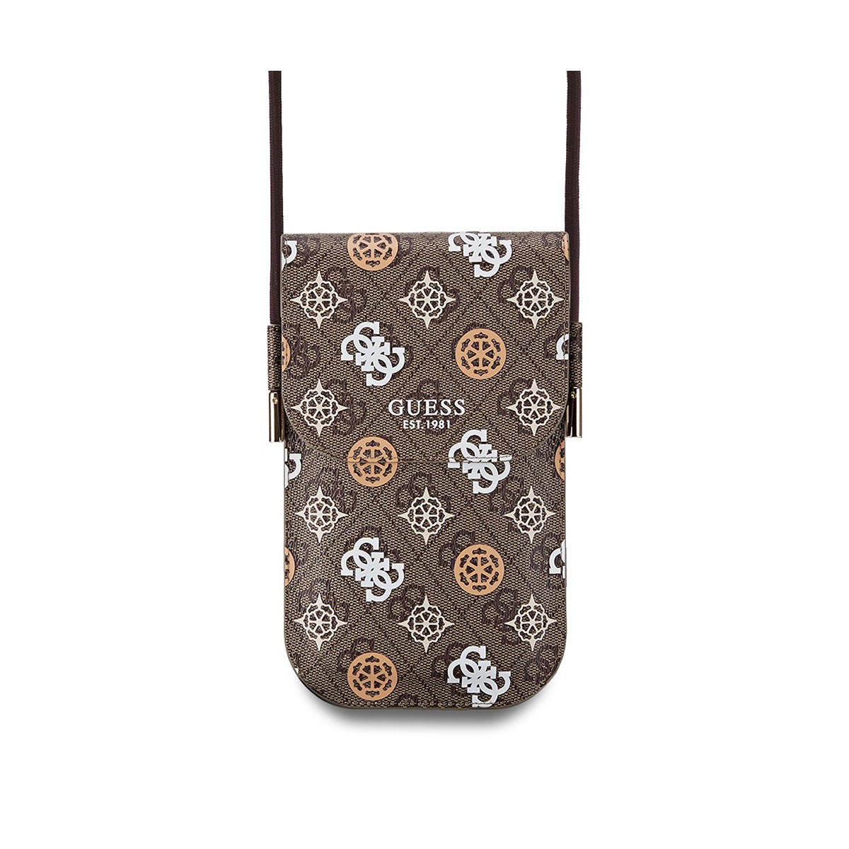 Guess Universal Smartphone Shoulder Bag Model 4G Peony Card Slot,