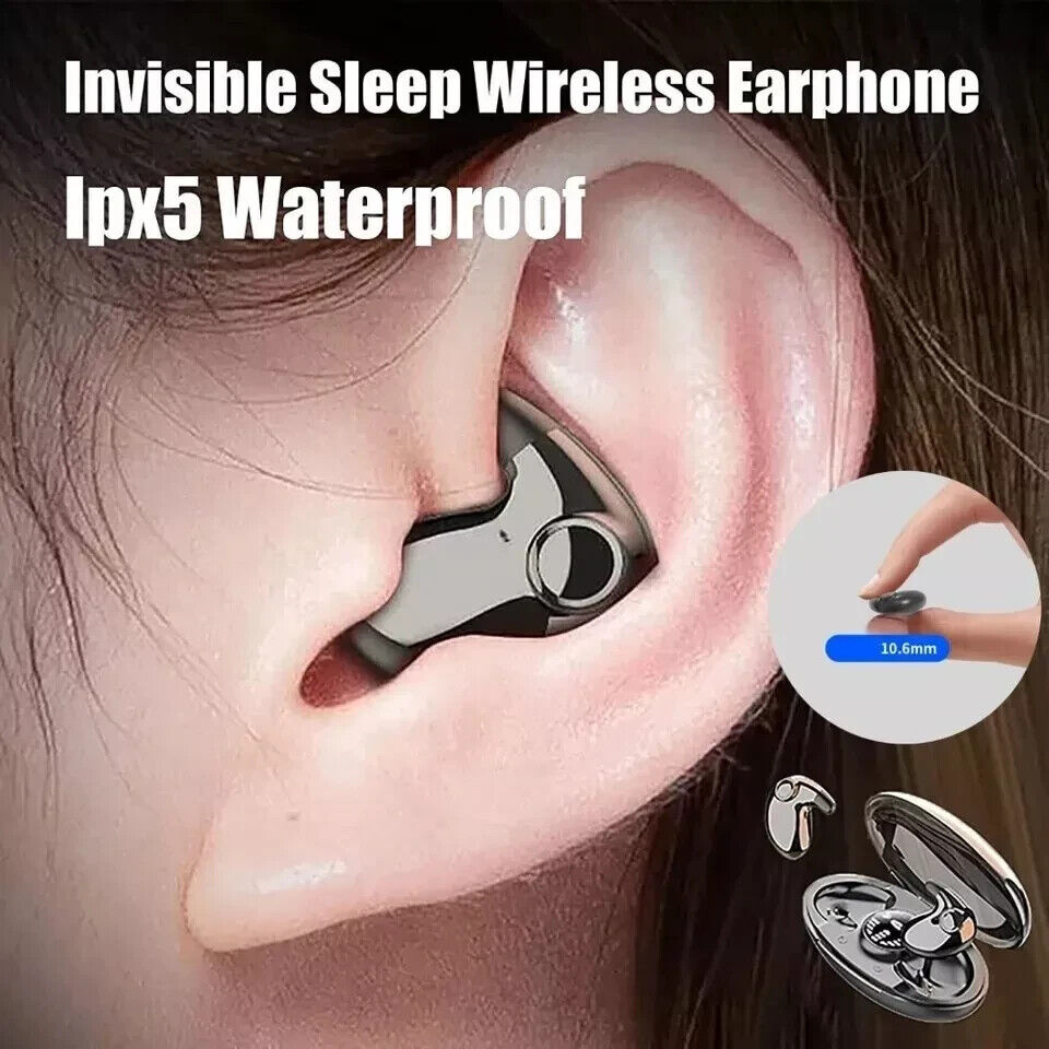 Bluetooth Earbuds Headset TWS5.3 Inear Wireless Earphone Invisible for All Phone