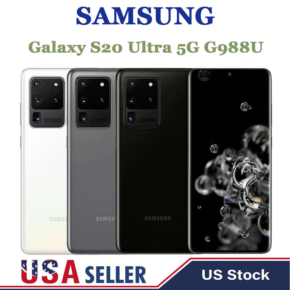*NEW SEALED* Samsung S20 Ultra 5G G988U AT&T Verizon Unlocked Smartphone 128GB