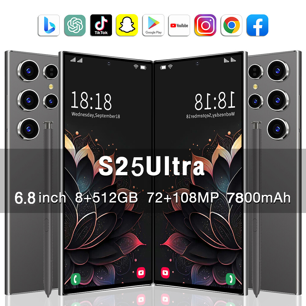 S25 Ultra Flagship Edition Smartphone 6.8″ 8+512GB Factory Unlocked Mobile USA