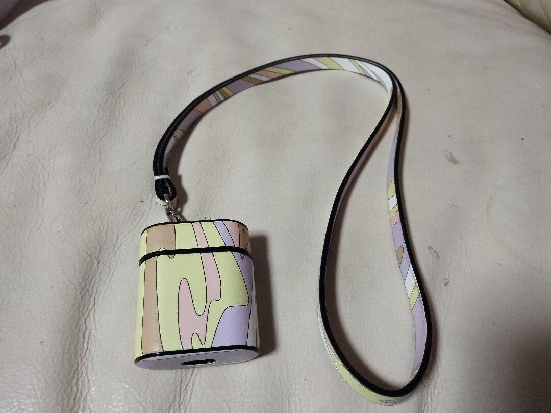 Emilio Pucci Airpods Earphone Case Smartphone Accessories Multicolor Used Japan