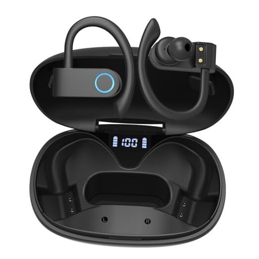 Wireless Earbuds,Bluetooth Headphones 32hrs Playback Ear Buds,Bluetooth Black