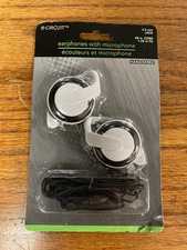 Sport Earphones Ear Buds Black Comfortable 3.5mm Jack, With Micro Phone