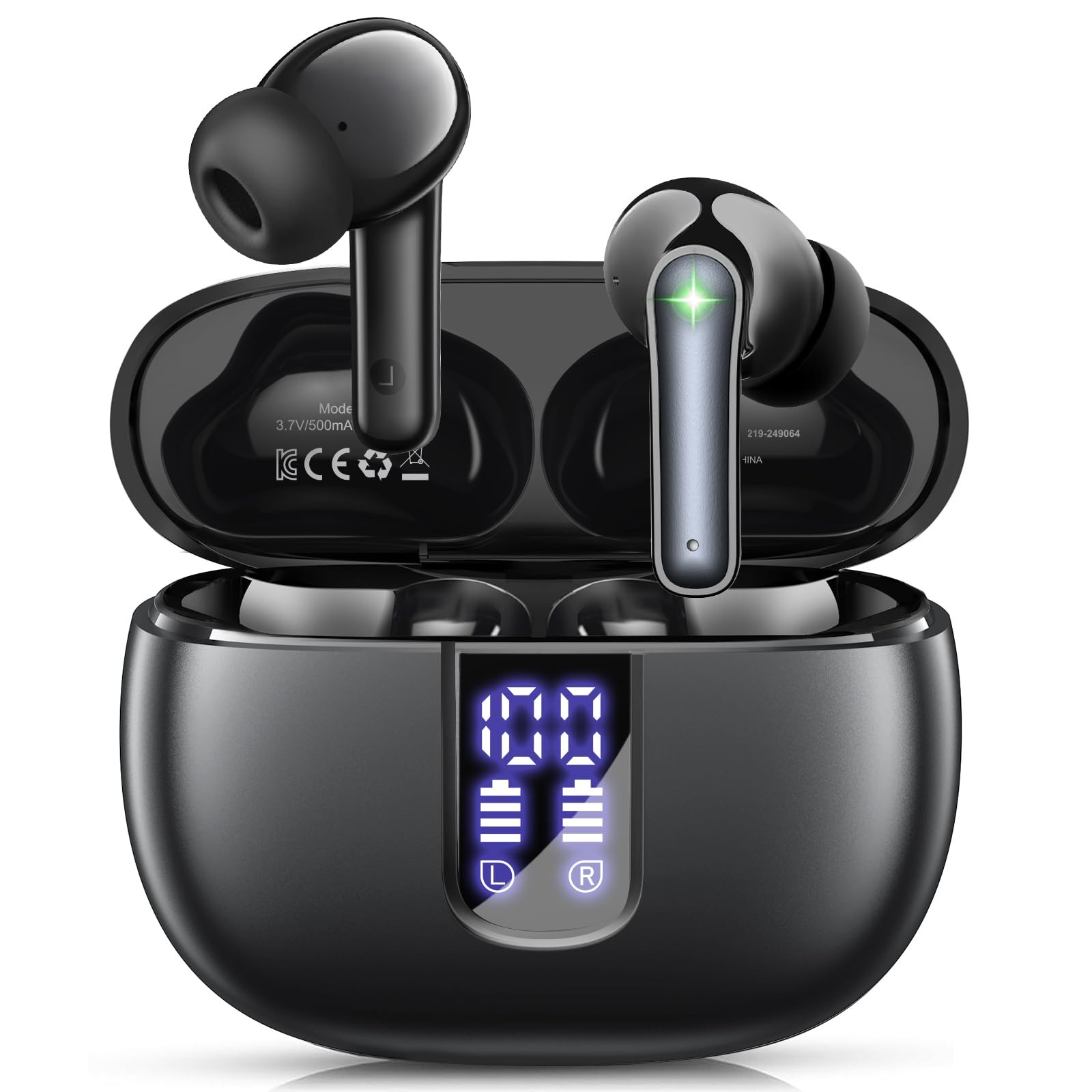 Ear Buds Wireless Earbuds – Bluetooth 5.3 Headphones (48H Playback) Built in …