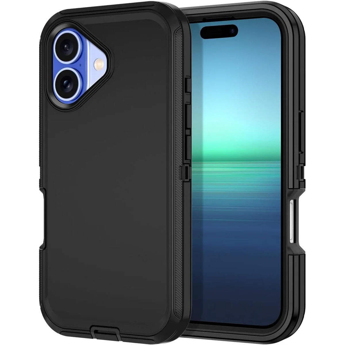 Entronix Case Compatible with iPhone 16 – Triple-Layer Heavy Duty Protection