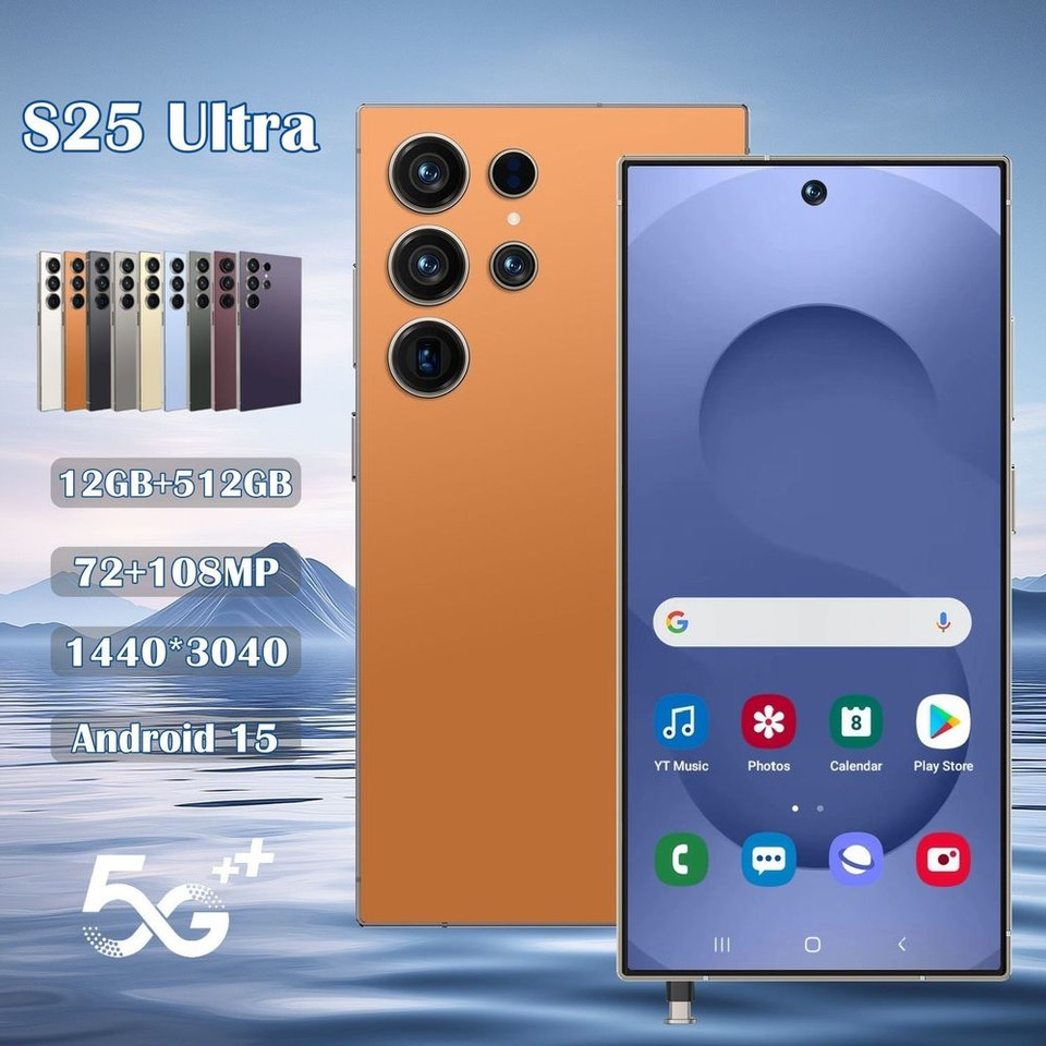 New S25 Ultra 5G Smartphone 7.3″ Factory Unlocked Android Cellphones Dual SIM