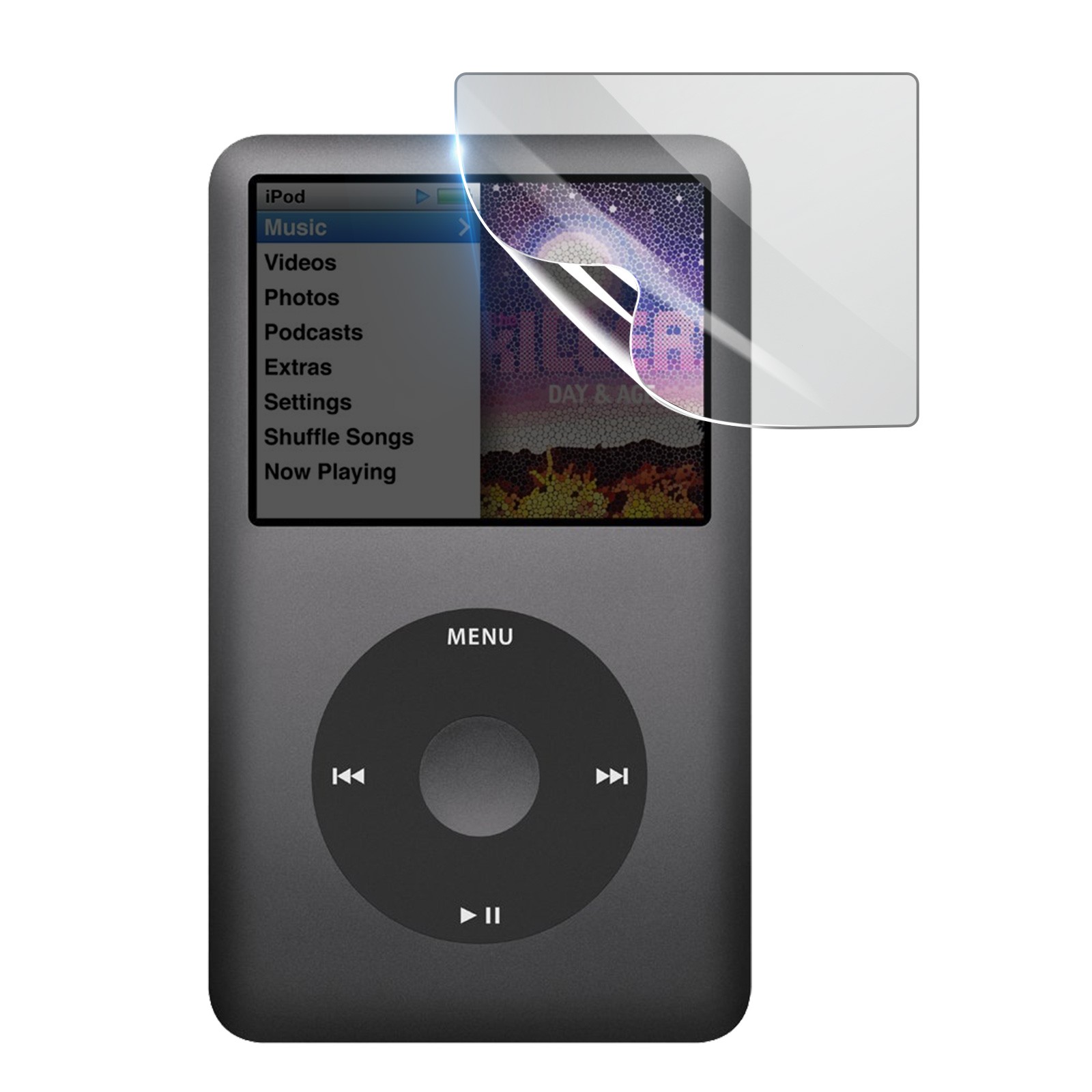 3mk Shockproof Hydrogel Screen Protector for iPod Classic 160Gb, Transparent