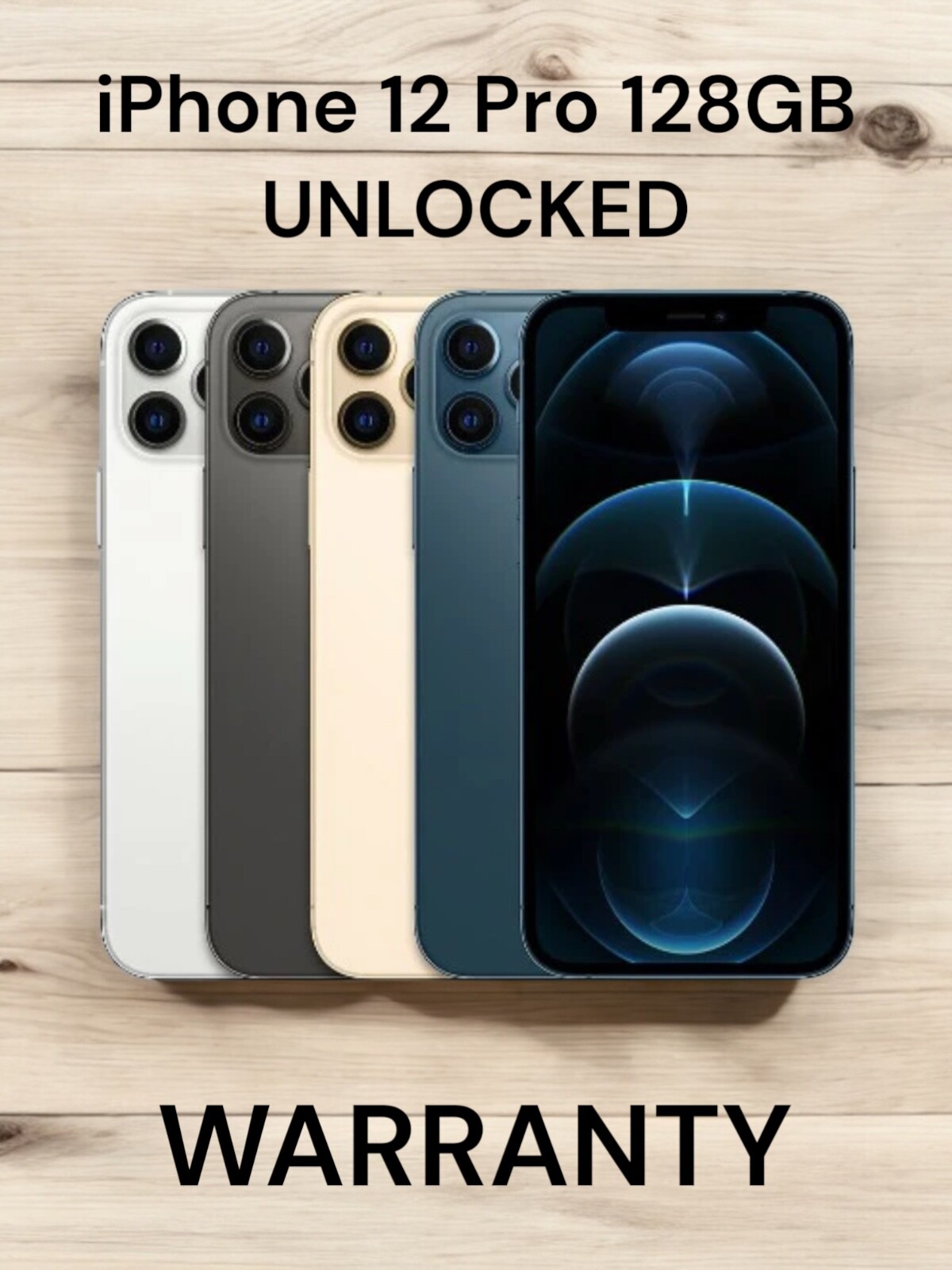 Apple iPhone 12 Pro 128GB Fully Unlocked A2341 Very Good Condition