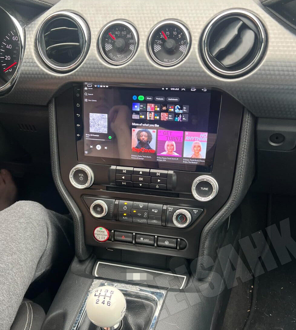 For Ford Mustang 2015 2016 2017-2021 Radio GPS Head Unit, CarPlay & Android Auto