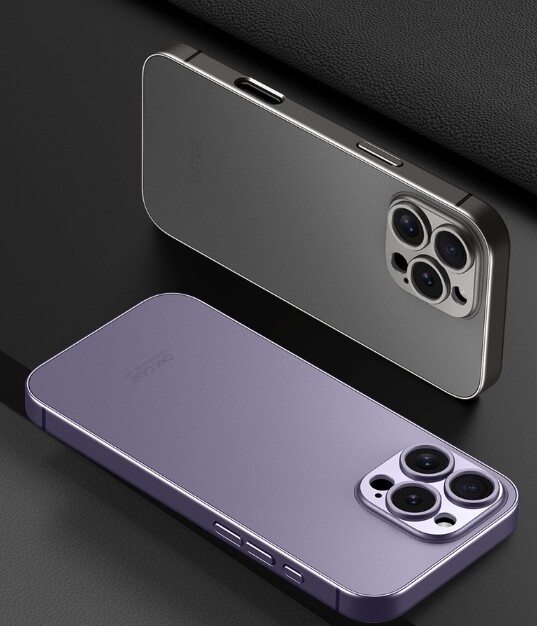 Iphone16 Pro Max series phone case glossy For Apple frosted back cover