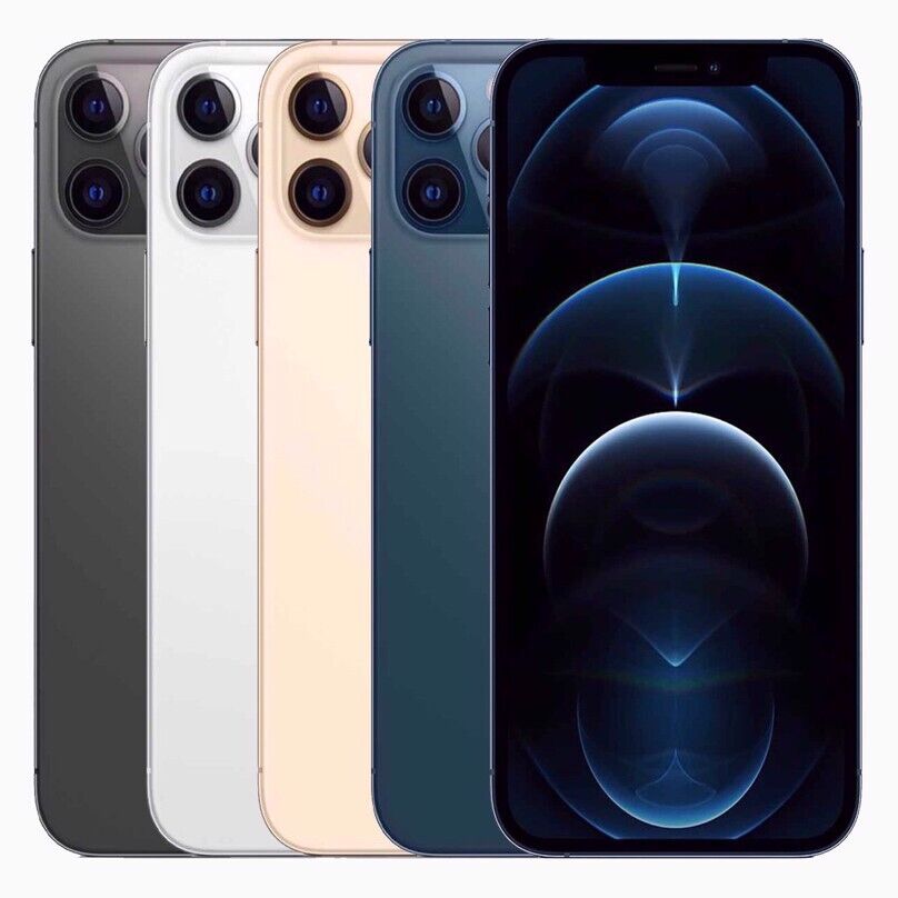 Apple iPhone 12 Pro Max 128GB 256GB 512GB Unlocked Smartphone – All Colors