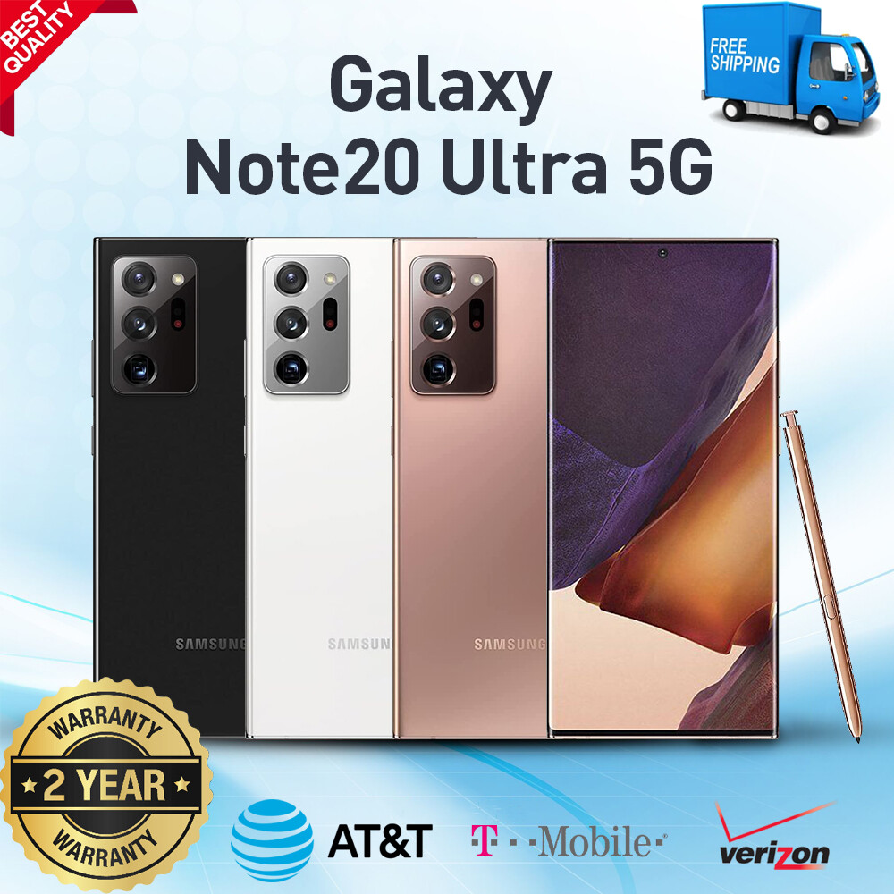 💯New Sealed Samsung Galaxy Note 20 Ultra 5G 128GB 512GB 12GB Unlocked GSM+CDMA