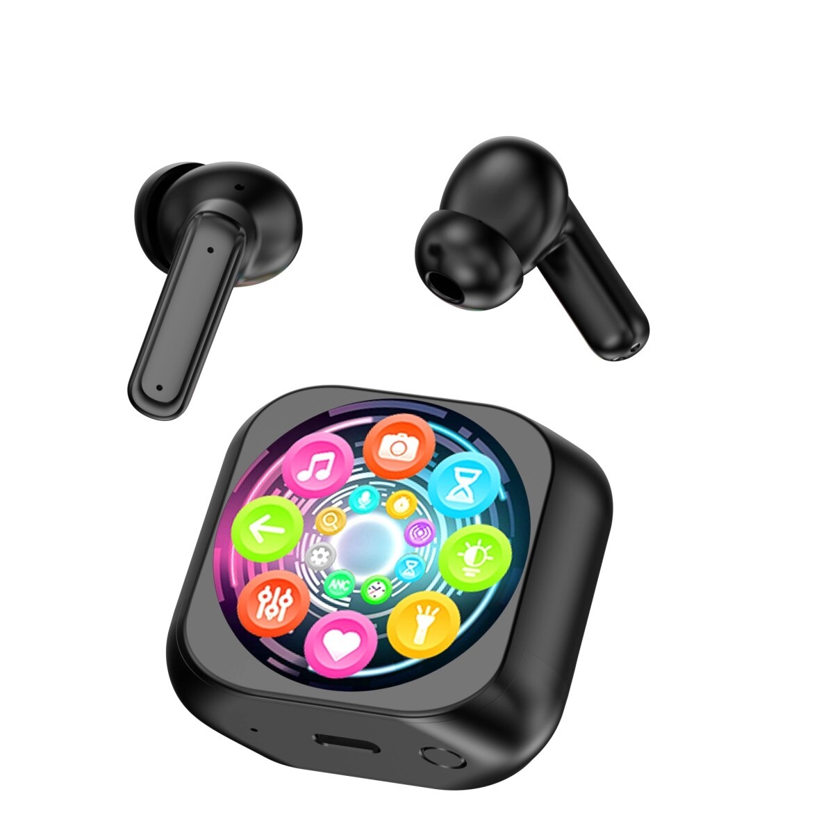TWS Smart LED Touch Screen Bluetooth 5.4 Headset Wireless Headphones Earbuds