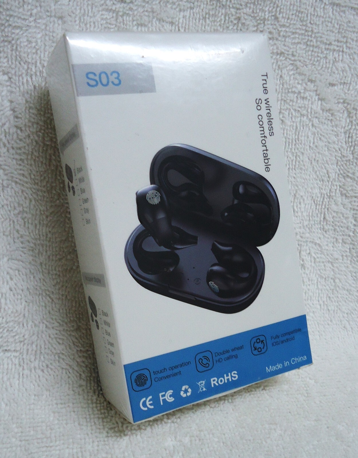 Bluetooth 5.3 True Wireless Earbuds S03 For iOS Android Compatible New sealed