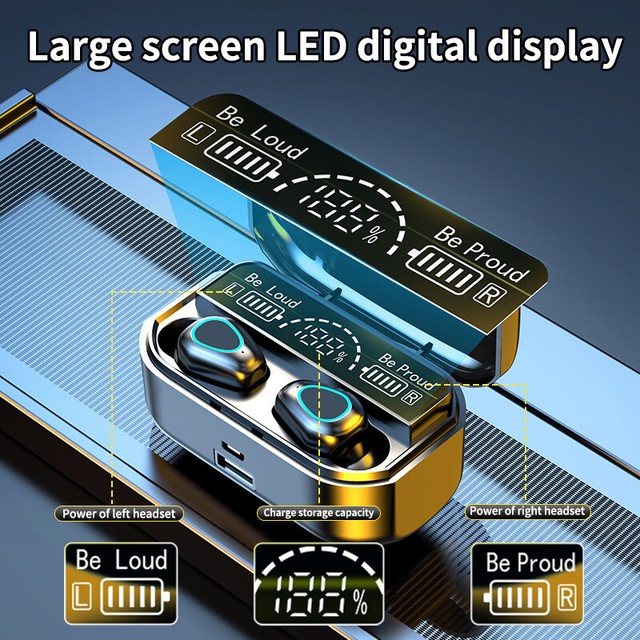 G28 Bluetooth Ear Buds TWS 5.3 All Phones Laptops Tablet Wireless Bluetooth Earb