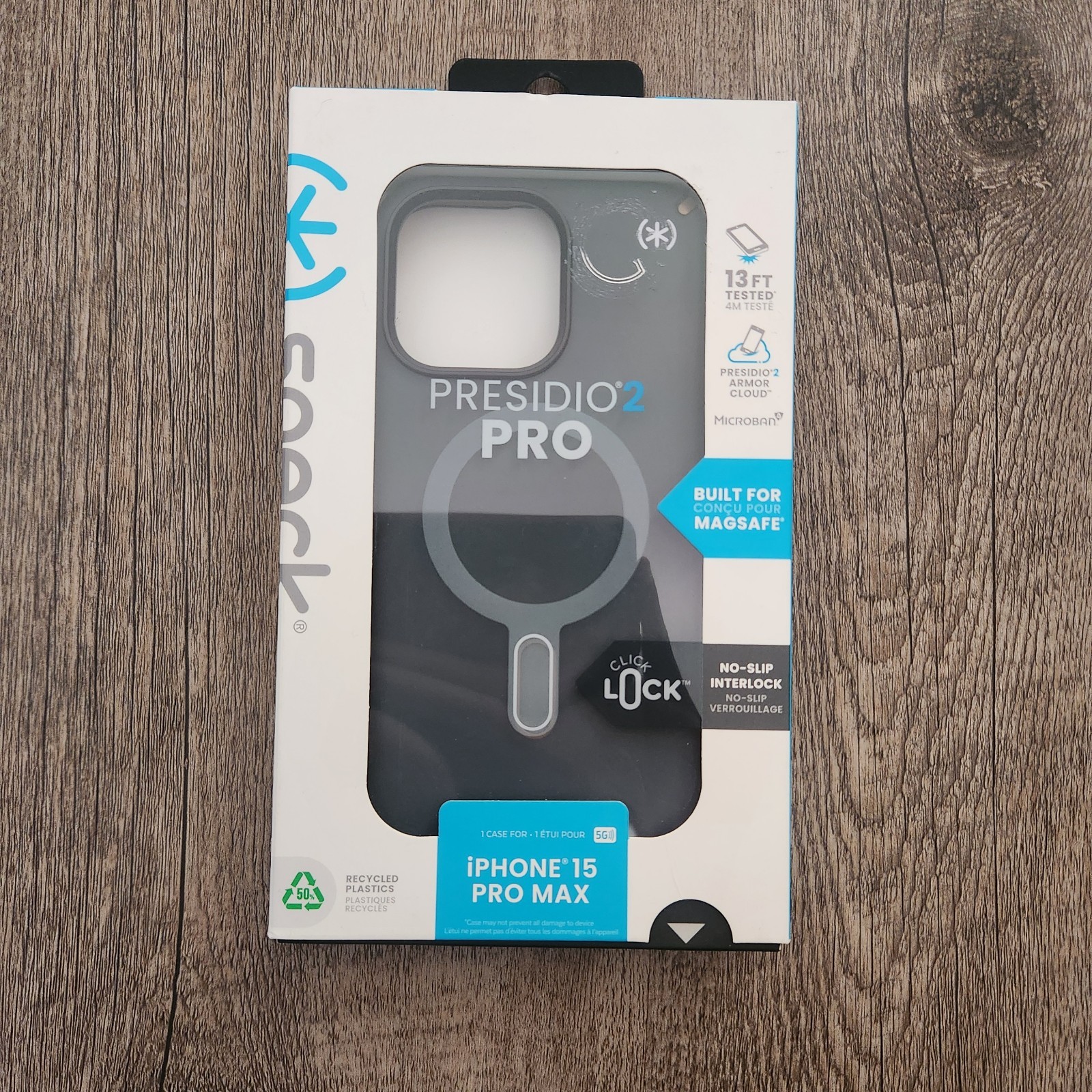 Presido 2 iphone 15 Pro Max Case Black Shockproof Apple Phone Skin New